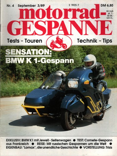 Zeitschrift motorrad gespanne - zeitschrift, motorrad-gespanne