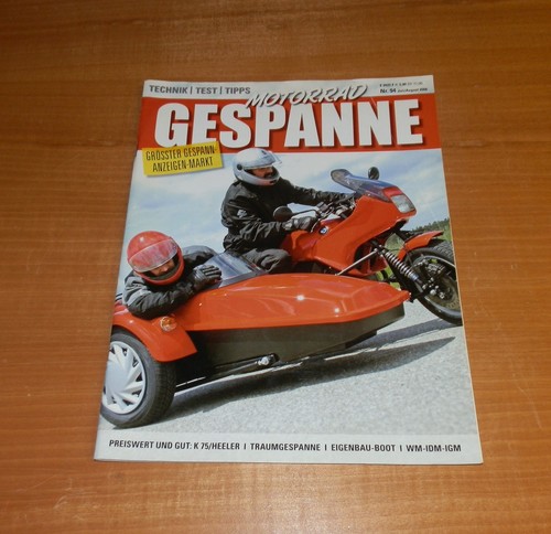 Motorrad gespanne juli august - motorrad, juli/august