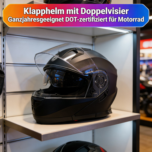Motorradhelm klappdesign - motorradhelm,