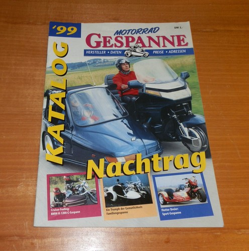 Motorrad gespanne katalog 1999 - motorrad,